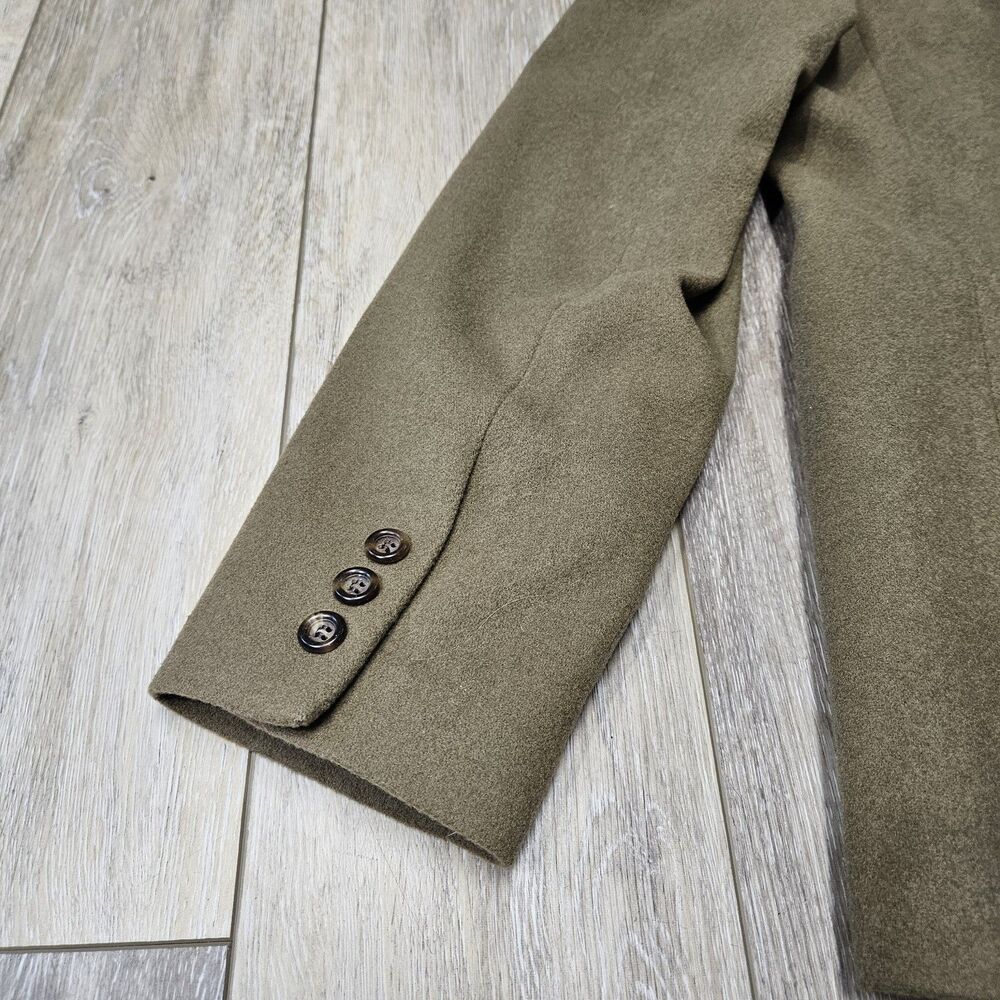 LL Bean Vintage Wool Cashmere Blend Blazer Jacket Camel Tan Brown Women’s 6 - Picture 6 of 8